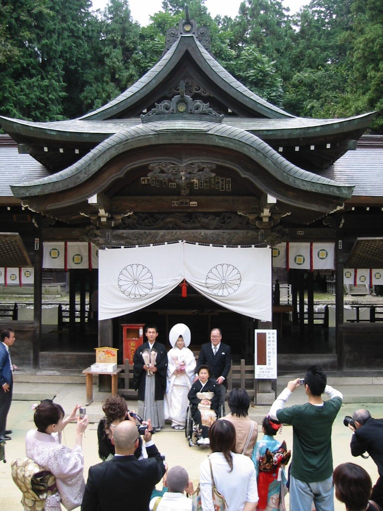 Wedding Ceremony at Hotaka Shrine
